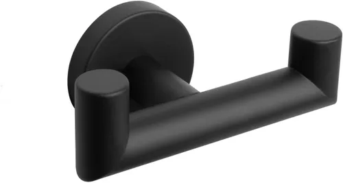 NearMoon Gancho Doble para Toallas de Baño - Soporte para Toallas/Batas de Acero Inoxidable SUS304, Gancho Doble Resistente para Abrigos para Baño