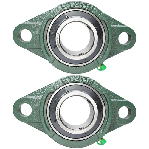 Miniatura 14 de Paquete de 2 rodamientos de bloque de almohada UCFL204-12, unidad de rodamiento de bolas de montaje en brida, orificio de 3/4 pulgadas, brida de 2