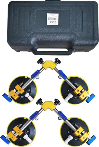 Miniatura 2 de Ajustador de costuras de encimera de 90 grados en ángulo recto con ventosa de 6 pulgadas para unión y nivelación de costuras/encimera profesional