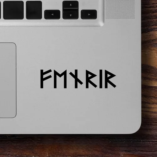 Miniatura 5 de Fenrir Futhark Rune - Calcomanía de vinilo para automóvil, laptop, ventana, mitología pagana, runas nórdicas, impermeable, Oracal 651, tamaños de 3