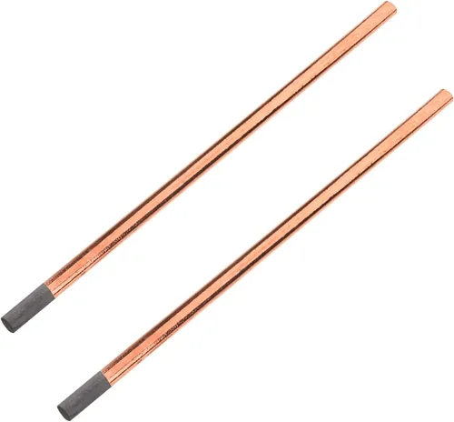 Miniatura 8 de Utoolmart 3 piezas de cobre recubierto de carbono gouging carbono 0.315x13.976 in carbono gouging varas electrodos de cobre 3 PZAS