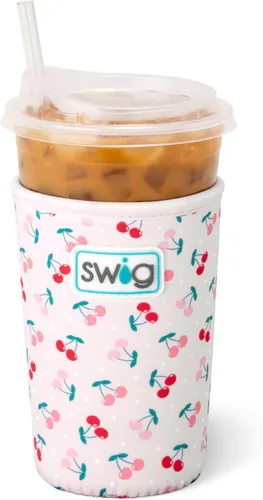 Miniatura 27 de Funda Swig Life para taza de café helado pequeña, funda estándar de 22oz para taza de café helado con asa, funda aislante de neopreno para mantener