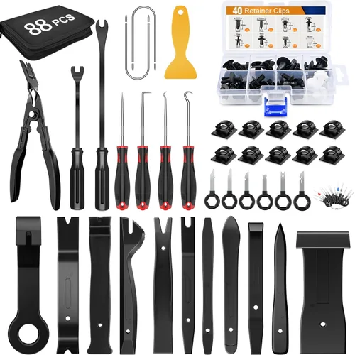 Miniatura 9 de GOOACC 1001 piezas de remaches universales para automóviles, juego de clips de retención para parachoques, guardabarros, panel de puerta, protector