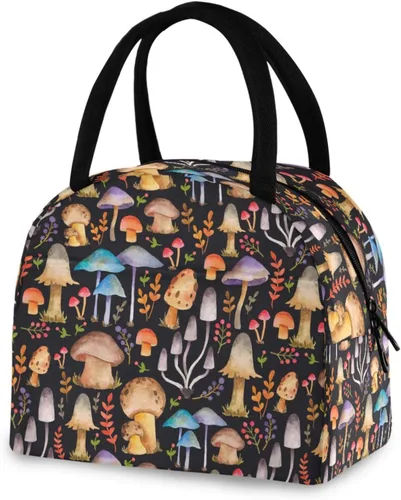 Miniatura 10 de Bolsa de almuerzo Axolotl para mujeres, hombres y niños, lonchera aislada reutilizable para oficina, trabajo, escuela, picnic, caminata Reusable