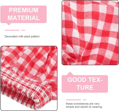 Miniatura 4 de Abaodam Mangas de brazo a prueba de aceite, 3 pares de fundas protectoras de limpieza para cocina, jardinería, pintura, 16.33 x 6.69 pulgadas