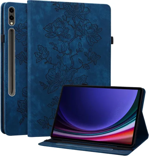 Miniatura 35 de Funda para Samsung Galaxy Tab S5e 10.5 2019 Modelo SM-T720/T725/T727, funda delgada de piel sintética con soporte multiángulo y soporte