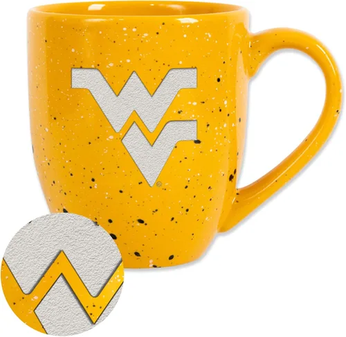 Miniatura 420 de Rico Industries NCAA Virginia Tech Hokies Maroon - Taza de café de cerámica grabada con láser, color del equipo, 16 onzas