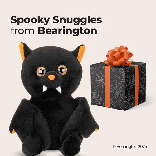 Miniatura 5 de Bearington - Animal de peluche de murciélago – Suave compañero lavable a máquina y juguete de peluche – Diseño posable para juego creativo y juguete