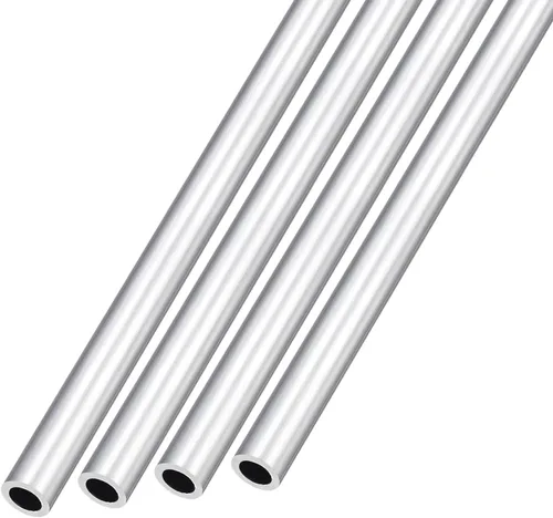 Miniatura 19 de METALLIXITY Tubo de aluminio 6063 (0.118 in de diámetro exterior x 0.079 in de diámetro interior x 11.811 in de largo), 4 piezas, tubo redondo
