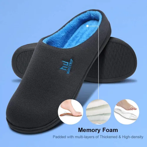 Miniatura 3 de MAIITRIP Pantuflas de espuma viscoelástica antideslizantes para hombre (tamaño 7-17)