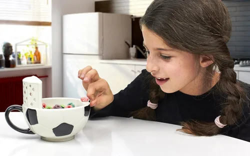 Miniatura 2 de MAX'IS Creations Taza de fútbol con portería, para Navidad, entrenador de fútbol, hombre, mamá de fútbol, niños y niñas de 8 a 14 años, taza