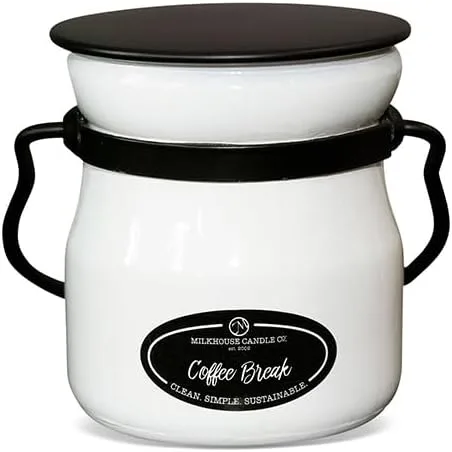 Miniatura 22 de Milkhouse Candle Company Vela de soja de manzana y caramelo, rodajas de manzana, canela, perfumada a vainilla dulce, tarro de mantequilla de 16