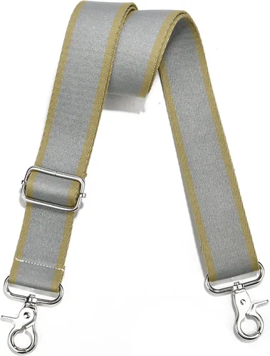 Miniatura 95 de Correa de Bolso Ancha Correa de Hombro Ajustable Correa de Repuesto Cruzada Correa de Bolso de Hardware Plateado