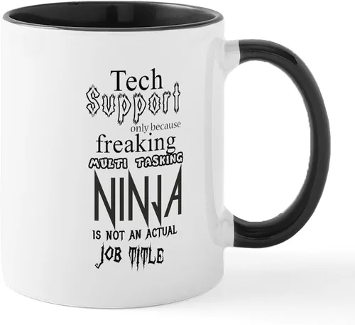 Miniatura 127 de CafePress Ascii - Taza de café de cerámica, taza de té, 11 onzas