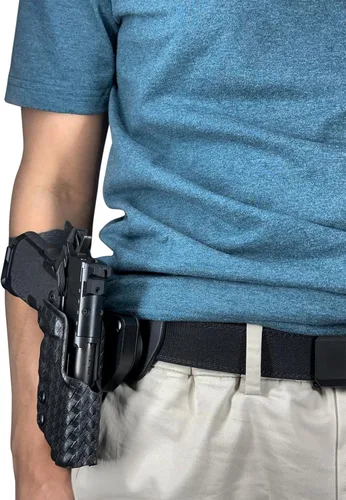 Miniatura 5 de OWB - Pala negra de desmontaje rápido - Funda KYDEX - Cintura exterior - Retención Posi-Click - 100% fabricada en EE. UU