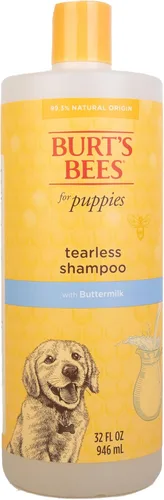 Miniatura 11 de Burt's Bees for Pets Champú para cachorros sin lágrimas con suero de leche y aceite de linaza, champú suave para perros de más de 8 semanas