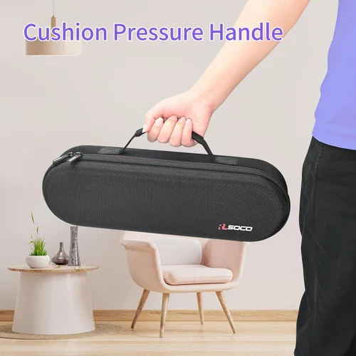 Miniatura 6 de RLSOCO Estuche de viaje para alisador Dyson Airstrait/alisador de pelo Corrale Negro