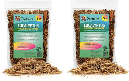 Gardenera Mantillo de eucalipto: mantiene el equilibrio de humedad y temperatura del suelo para un crecimiento óptimo de las plantas, 10 cuartos de
