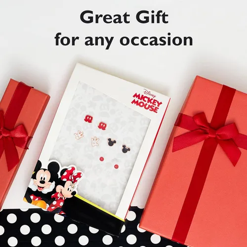 Miniatura 6 de Disney Mickey and Minnie Mouse Fashion Stud Earring Set - 345 Pairs Per Set
