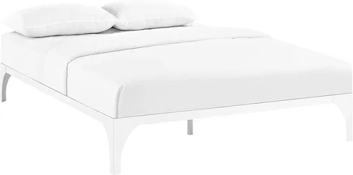 Miniatura 10 de Plataforma de metal para cama Modway Ollie. Tamaños: twin, full, queen y king, Metal, Plateado