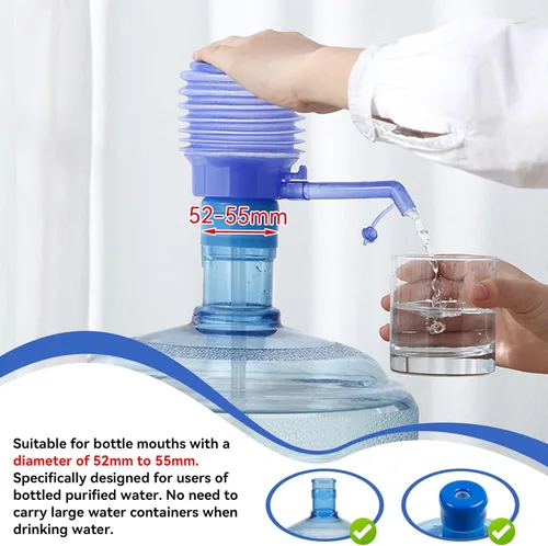 Miniatura 5 de Bomba de botella de agua, bomba manual de botella de agua, dispensador de jarra de presión manual, dispensador de enfriador para enfriadores