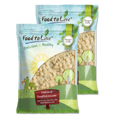 Miniatura 8 de Food to Live Obleas de Mantequilla de Cacao Cruda, 8 onzas – Pura, Prensada en Frío, Sin Filtro, Sin Refinar, No Desodorizada, Kosher, Keto, Vegana