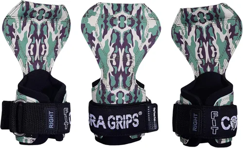 Miniatura 24 de Cobra Grips Weight Lifting Gloves with Adjustable Neoprene Padded Wrist Wraps - Heavy Duty Alternative to Power Lifting Hooks for Deadlifts