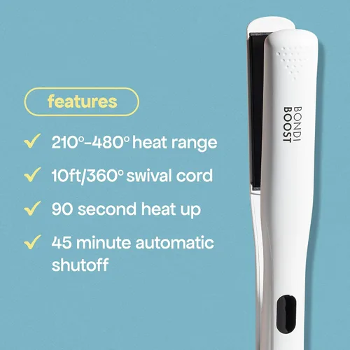 Miniatura 2 de BondiBoost Plancha de Pelo con Recubrimiento de Aloe 1" US