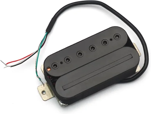 Miniatura 7 de MAXCHEER Alnico - Guitarra eléctrica de 5 puentes, hoja humbucker/tornillo hexagonal, ajuste de doble bobina, pastilla de guitarra con 4 cables