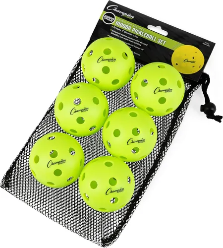 Miniatura 2 de Champion Sports Juego de bolas de pickleball moldeadas para exteriores Roto