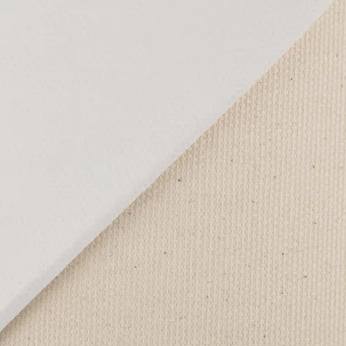 Miniatura 2 de Paramount All Media - Rollo de lienzo blanco de doble imprimación de 60 x 6 yardas, 100% algodón sin blanquear, imprimación acrílica sin ácidos