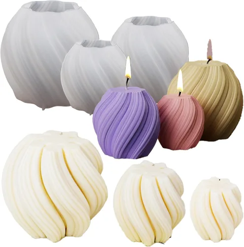 Miniatura 10 de Moldes de cilindro de concha de silicona para resina, jabón y fabricación de velas - Molde artesanal de estrella de mar, concha, mariscos y más