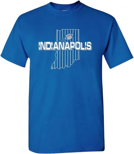 Miniatura 64 de Xtreme Apparrel Camiseta para hombre Team Field Map para aficionados al fútbol Dallas - Camisa azul marino