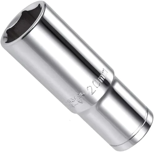 Miniatura 6 de Auniwaig 1/2" Drive x 0.394 in Deep 6-Point Impact Socket, métrica, Cr-V, conector fraccionario mecánico