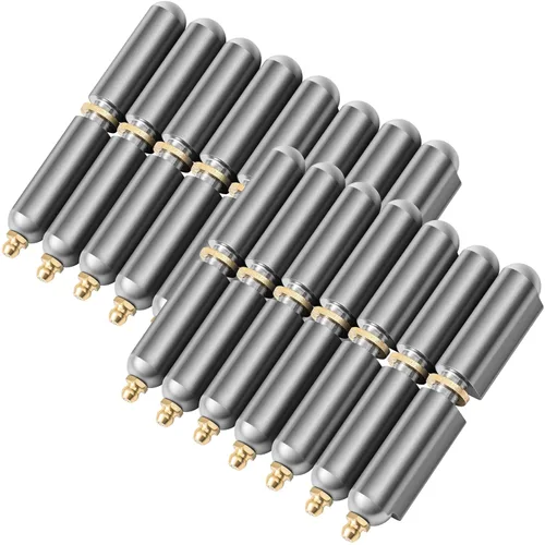 Miniatura 7 de Zonon 10 Piezas Bisagras de Barril Soldables de Acero al Carbono de 3 Pulgadas para Barbacoa Ahumador Bala Soldable Bisagra de Bala Bisagras de Zerk