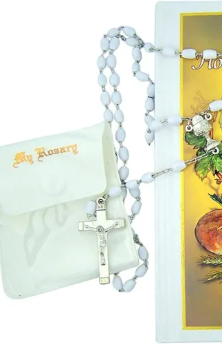 Miniatura 3 de Juego de primera comunión para niñas con libro de misa, rosario, escapulario y alfiler de solapa