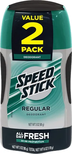 Speed Stick Desodorante, Regular - 3 oz - 2 pk