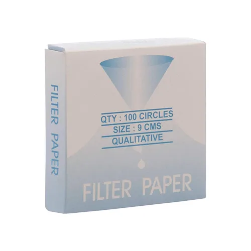 Miniatura 2 de Eisco Labs Papel de Filtro Cualitativo Premium, 9cm de Diámetro, Velocidad Media (85 GSM), Tamaño de Poro de 10μ (10 Micras) - Paquete de 100
