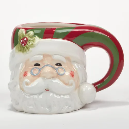 Miniatura 3 de Certified International Holiday 4 Pc. Juego de tazas, 18 onzas, multicolor