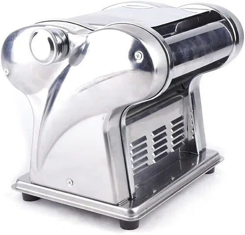 Miniatura 5 de Xuthusman 135 W Comercial Eléctrico Rodillo Sheeter Fideos Pasta Maker Máquina Máquina de Prensa Fideos Producción Inoxidable 0.157 in 110V