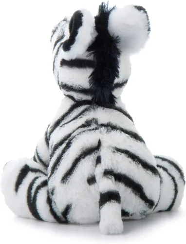 Miniatura 3 de The Petting Zoo Peluche de cebra, regalos para niños, animales salvajes del zoológico Onez, juguete de peluche de cebra de 9 pulgadas