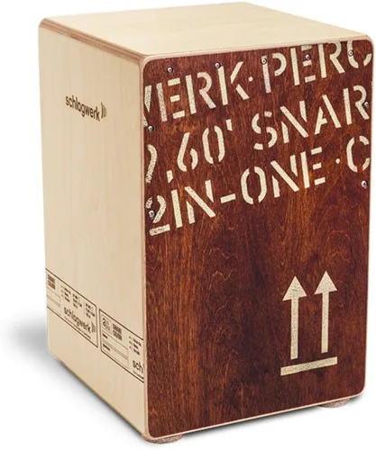 Miniatura 9 de Schlagwerk CP403 cajon repicador 2-en-1 – Mediano, Negro, L