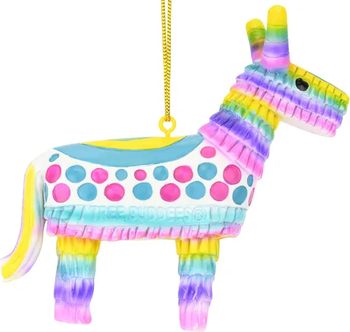 Miniatura 5 de Tree Buddees Colorido adorno navideño de piñata para fiesta