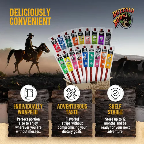 Miniatura 5 de Buffalo Bob's Wild Game - Palito de carne de cocodrilo, 10
