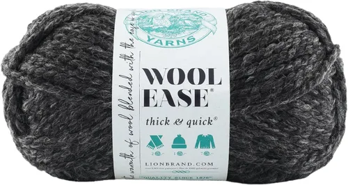 Miniatura 111 de Lion Brand Yarn - Ovillo de lana Wool-Ease Thick & Quick color fuerza aérea