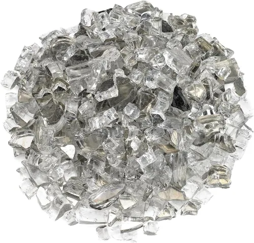 Miniatura 29 de American Fireglass vidrio refractario para fuego, con vidrio para hogar y vidrio para fuego de hoyo, 10 libras, Bronce