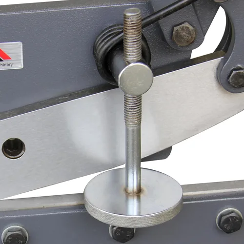 Miniatura 7 de KAKA INDUSTRIAL Cizalla manual de metal HS-12, máquina de corte sin garganta de 12 pulgadas para chapa, acero y barras redondas, herramienta
