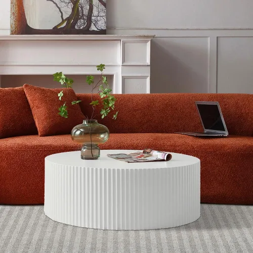 Miniatura 35 de 31.52" Square Lift Top Coffee Table with Storage, Natural Rattan & Hemp Rope, Adjustable Function, Vintage Farmhouse Center Table for Living Room