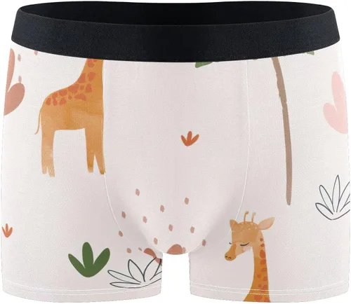 Miniatura 2 de CHIFIGNO Mimosa Bamboo Fiber and Spandex Boxer Shorts, Soft and Breathable, S