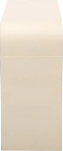 Miniatura 13 de Knocbel Mesa consola con 2 cajones ranurados, mesas de sofá modernas con curvas redondeadas únicas y superficie lisa para sala de estar, entrada, 55